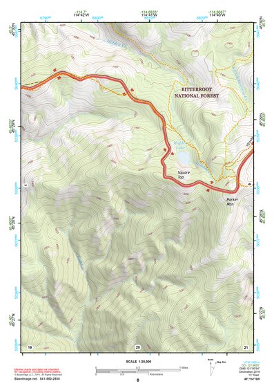 45114SW Page 8 Bighorn Crags Topo Preview 1