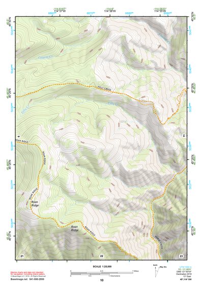 45114SW Page 10 Bighorn Crags Topo Preview 1