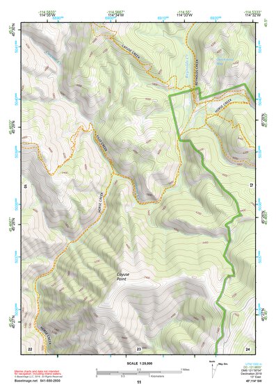 45114SW Page 11 Bighorn Crags Topo Preview 1