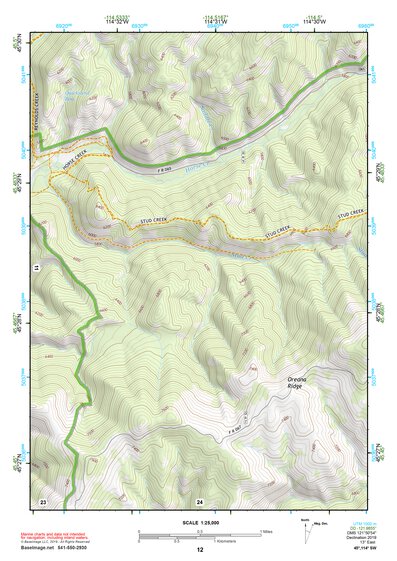 45114SW Page 12 Bighorn Crags Topo Preview 1