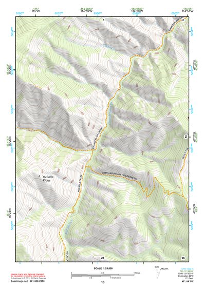 45114SW Page 13 Bighorn Crags Topo Preview 1