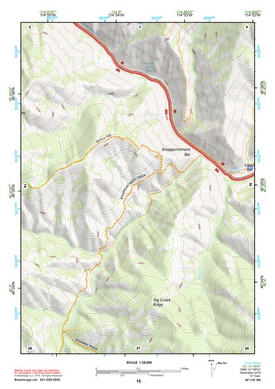 45114SW Page 15 Bighorn Crags Topo Preview 1