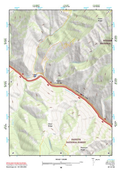 45114SW Page 16 Bighorn Crags Topo Preview 1