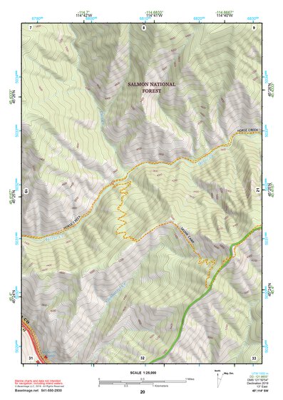 45114SW Page 20 Bighorn Crags Topo Preview 1