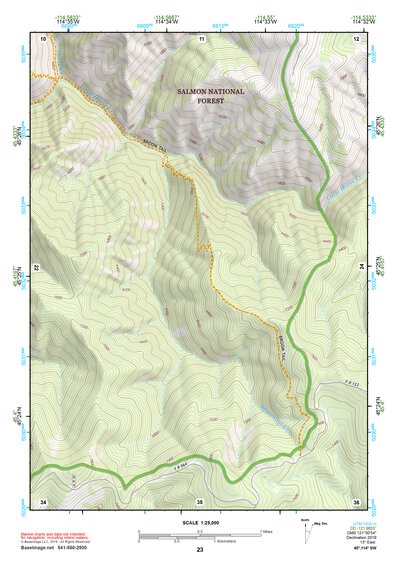 45114SW Page 23 Bighorn Crags Topo Preview 1