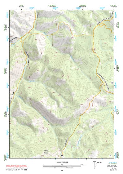 45114SW Page 25 Bighorn Crags Topo Preview 1