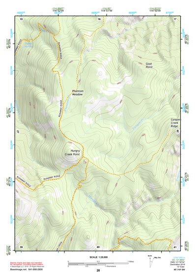 45114SW Page 28 Bighorn Crags Topo Preview 1