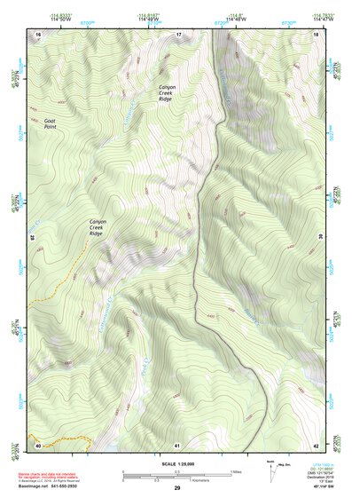 45114SW Page 29 Bighorn Crags Topo Preview 1