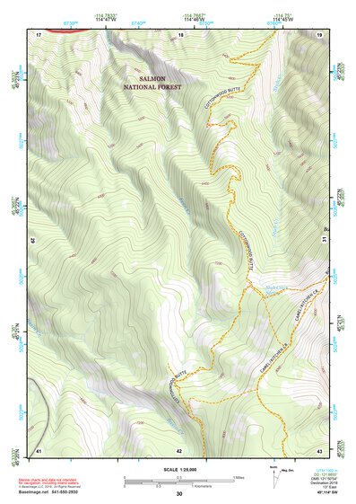 45114SW Page 30 Bighorn Crags Topo Preview 1