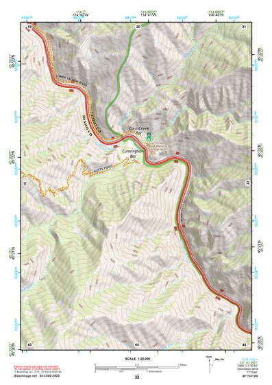 45114SW Page 32 Bighorn Crags Topo Preview 1