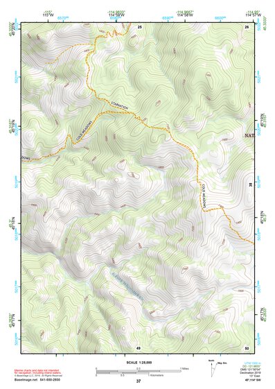 45114SW Page 37 Bighorn Crags Topo Preview 1