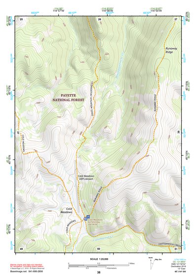 45114SW Page 38 Bighorn Crags Topo Preview 1