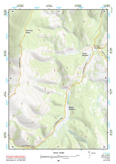 45114SW Page 39 Bighorn Crags Topo Preview 1