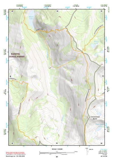 45114SW Page 41 Bighorn Crags Topo Preview 1
