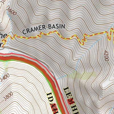 45114SW Page 45 Bighorn Crags Topo Preview 3