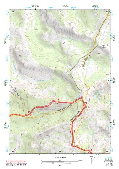 45114SW Page 52 Bighorn Crags Topo Preview 1