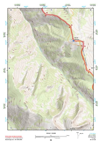 45114SW Page 59 Bighorn Crags Topo Preview 1