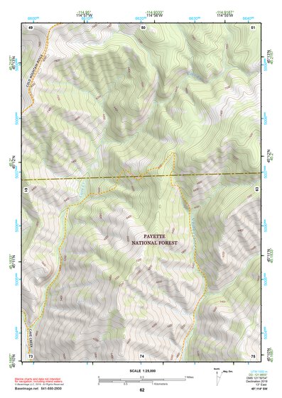 45114SW Page 62 Bighorn Crags Topo Preview 1