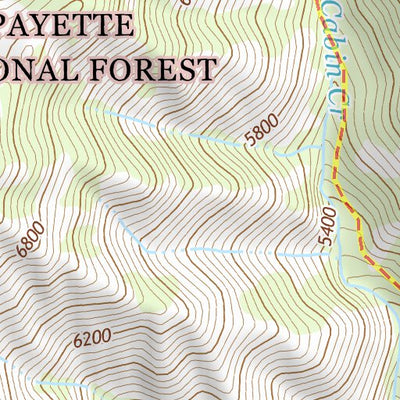 45114SW Page 62 Bighorn Crags Topo Preview 3