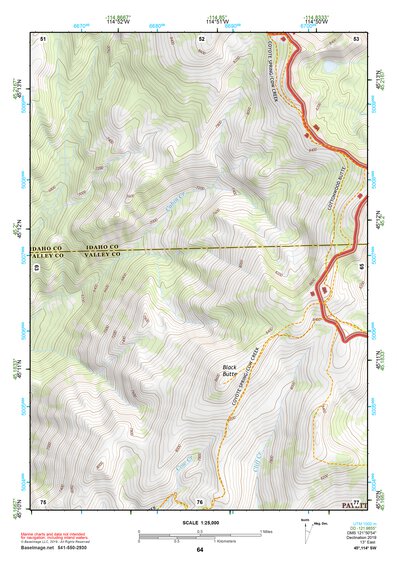 45114SW Page 64 Bighorn Crags Topo Preview 1