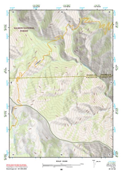 45114SW Page 66 Bighorn Crags Topo Preview 1