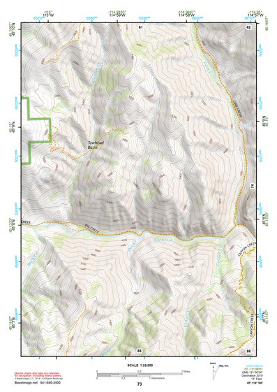 45114SW Page 73 Bighorn Crags Topo Preview 1