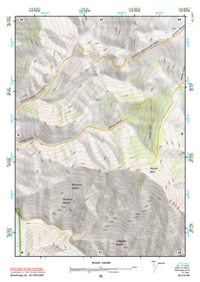 45114SW Page 75 Bighorn Crags Topo Preview 1