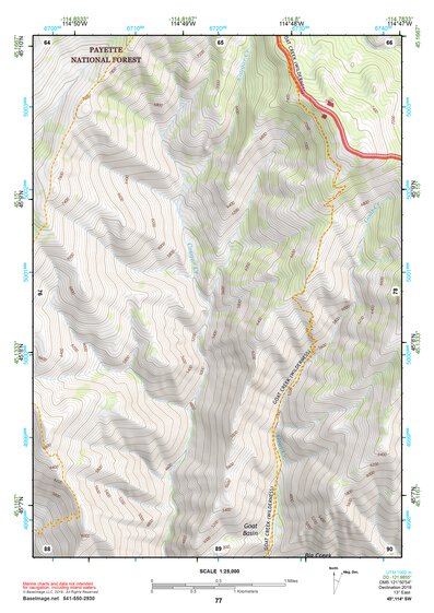 45114SW Page 77 Bighorn Crags Topo Preview 1