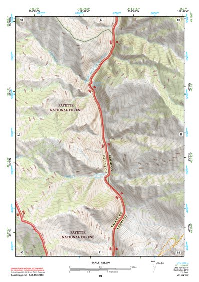 45114SW Page 79 Bighorn Crags Topo Preview 1