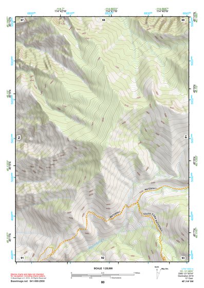 45114SW Page 80 Bighorn Crags Topo Preview 1