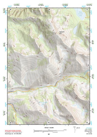 45114SW Page 81 Bighorn Crags Topo Preview 1