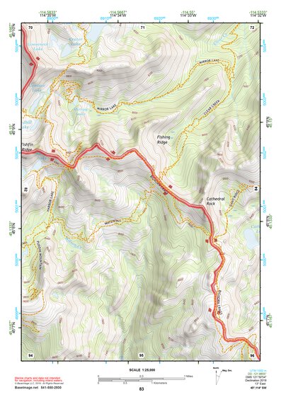 45114SW Page 83 Bighorn Crags Topo Preview 1