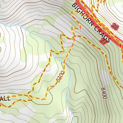 45114SW Page 83 Bighorn Crags Topo Preview 2