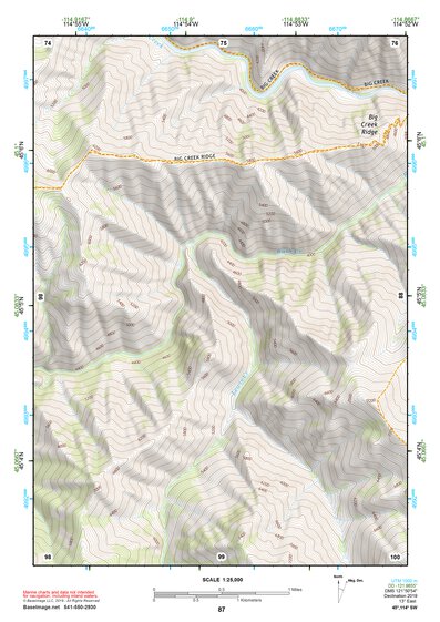 45114SW Page 87 Bighorn Crags Topo Preview 1