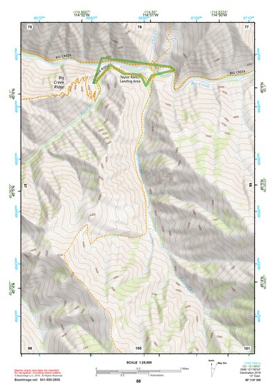 45114SW Page 88 Bighorn Crags Topo Preview 1