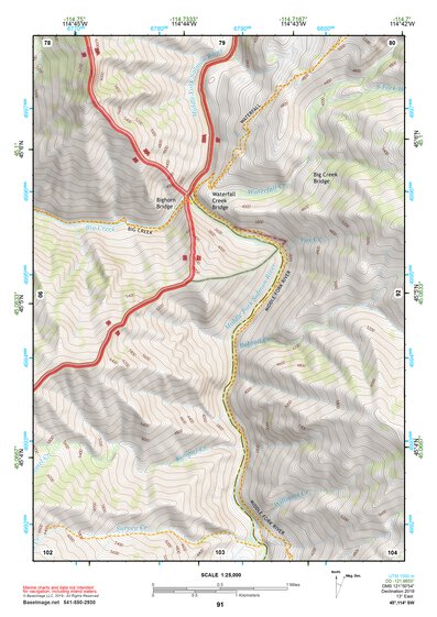 45114SW Page 91 Bighorn Crags Topo Preview 1