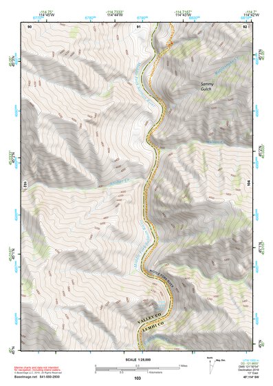 45114SW Page 103 Bighorn Crags Topo Preview 1