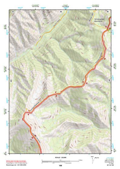 45114SW Page 106 Bighorn Crags Topo Preview 1