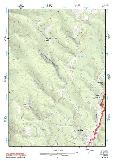 45115NE Page 85 Elk City Topo Preview 1