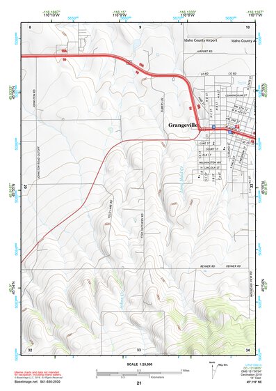 45116NE Page 21 Grangeville Topo Preview 1