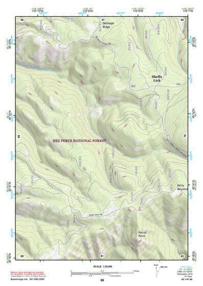 45116NE Page 69 Grangeville Topo Preview 1