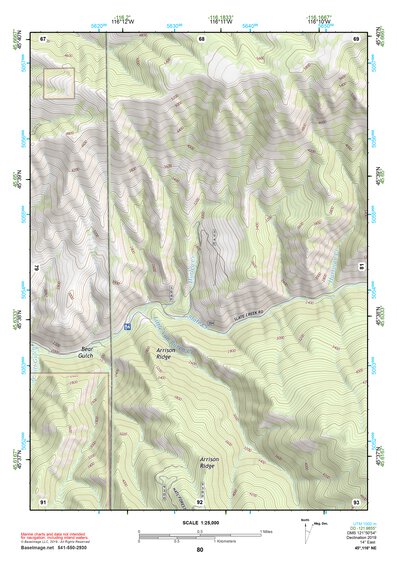45116NE Page 80 Grangeville Topo Preview 1
