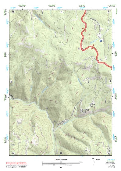 45116NE Page 83 Grangeville Topo Preview 1