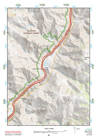 45116NE Page 85 Grangeville Topo Preview 1