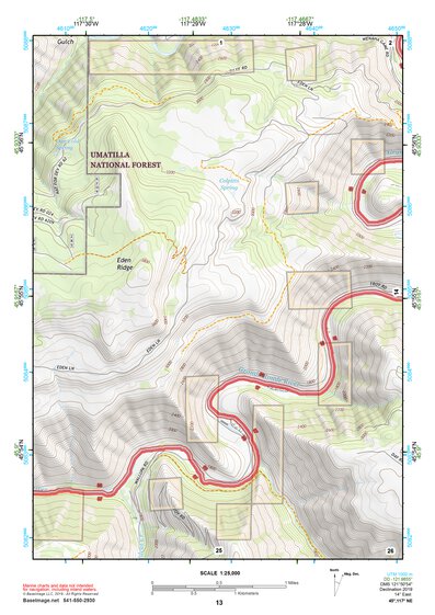 45117NE Page 13 Wallowa Topo Preview 1