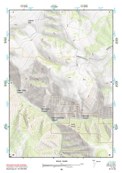 45117NE Page 15 Wallowa Topo Preview 1