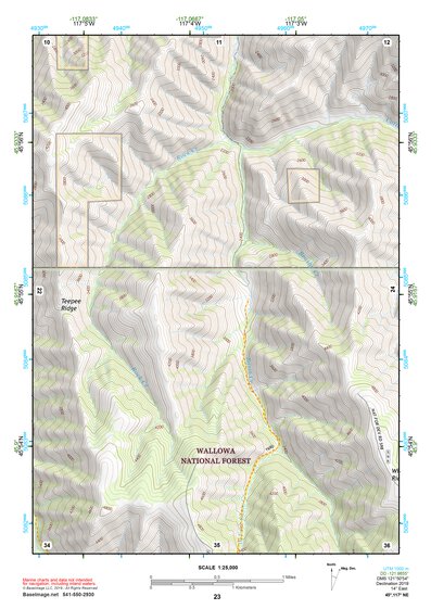 45117NE Page 23 Wallowa Topo Preview 1