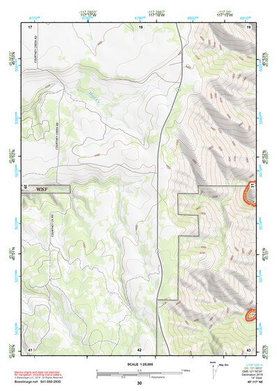 45117NE Page 30 Wallowa Topo Preview 1