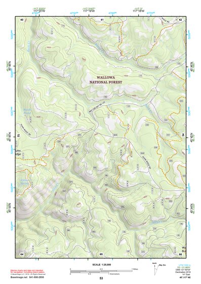 45117NE Page 53 Wallowa Topo Preview 1