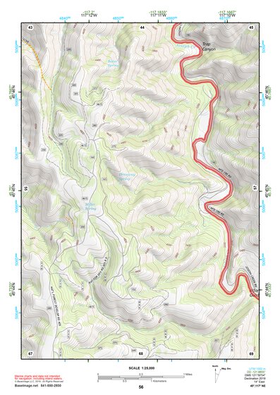 45117NE Page 56 Wallowa Topo Preview 1